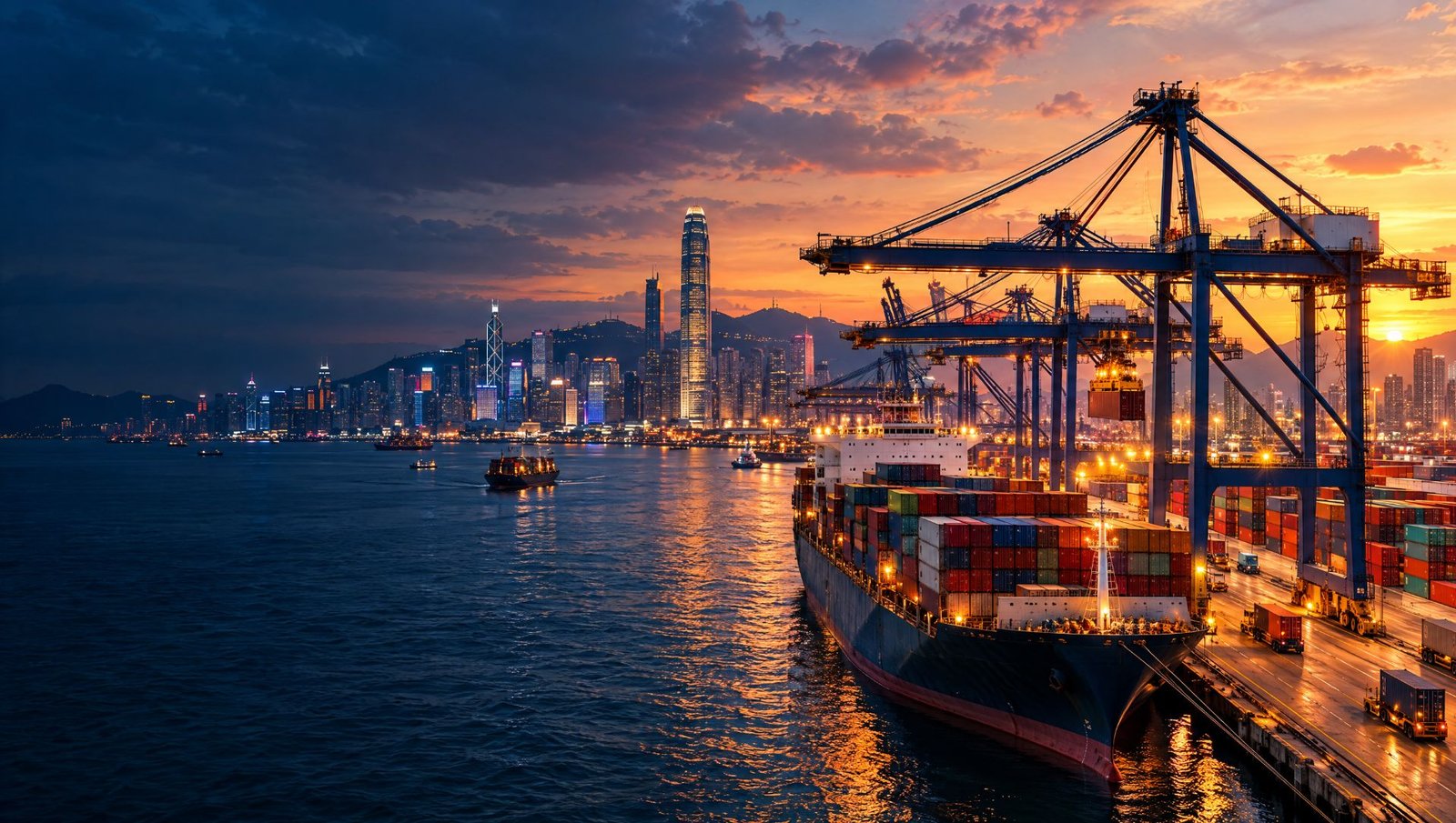 Puerto de contenedores en China